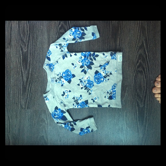 Carters toddler floral sweatshirt 18-24 months - Picture 1 of 3